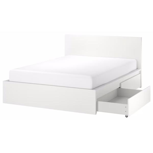 Pat Ikea Malm Luroy 2 180 x 200 cm/ Furnir/ White photo 1 Pat Ikea Malm Luroy 2 180 x 200 cm/ Furnir/ White photo 1