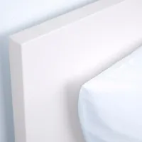 Кровать Ikea Malm Luroy 2 180 x 200 см/ Шпон/ White photo 2