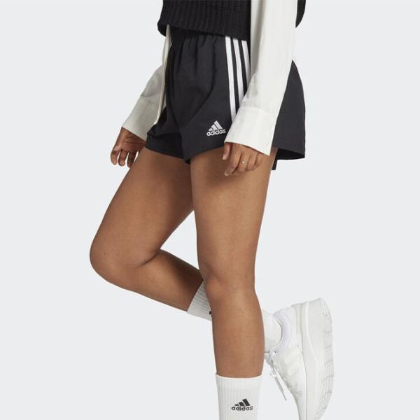 Pantaloni scurți pentru femei Adidas Essentials 3-Stripes Woven M/ Black photo 4 Pantaloni scurți pentru femei Adidas Essentials 3-Stripes Woven M/ Black photo 4