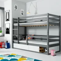 Детская кровать BMS Group Bingo 80 x 190 см/ Массив/ Графитовый photo 6