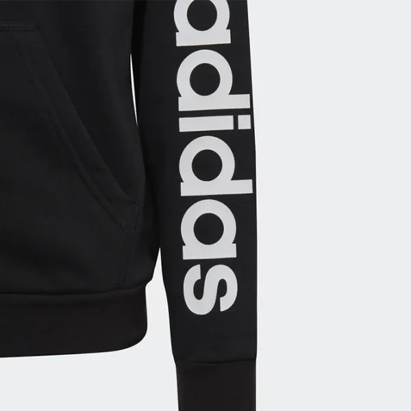 Hanorac pentru fetiţe Adidas Essentials linear logo full-zip 128/ Black photo 4 Hanorac pentru fetiţe Adidas Essentials linear logo full-zip 128/ Black photo 4