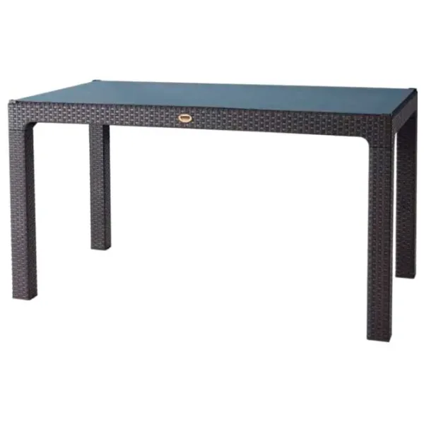 Masă de grădină Magnus Rattan Dreptunghiular/ Brown photo 1