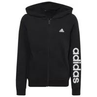 Hanorac pentru fetiţe Adidas Essentials linear logo full-zip 140/ Black