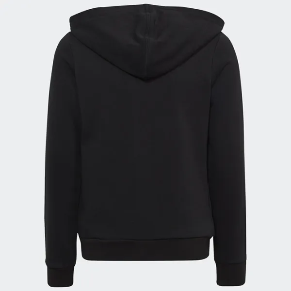 Hanorac pentru fetiţe Adidas Essentials linear logo full-zip 140/ Black photo 2 Hanorac pentru fetiţe Adidas Essentials linear logo full-zip 140/ Black photo 2