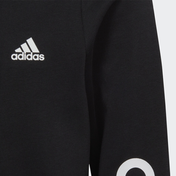 Hanorac pentru fetiţe Adidas Essentials linear logo full-zip 164/ Black photo 3 Hanorac pentru fetiţe Adidas Essentials linear logo full-zip 164/ Black photo 3