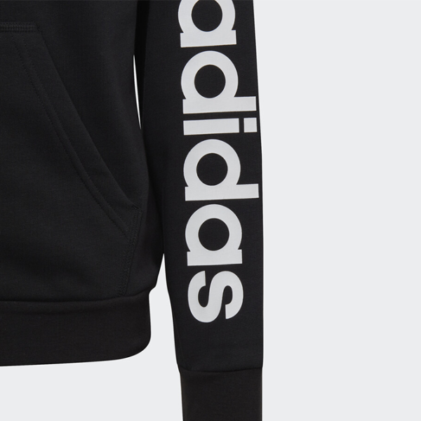 Hanorac pentru fetiţe Adidas Essentials linear logo full-zip 170/ Black photo 4 Hanorac pentru fetiţe Adidas Essentials linear logo full-zip 170/ Black photo 4