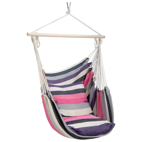 Стул-гамак Nils Camp Brazilian NC3107 100 кг/ Хлопок/ Pink photo 1 Стул-гамак Nils Camp Brazilian NC3107 100 кг/ Хлопок/ Pink photo 1