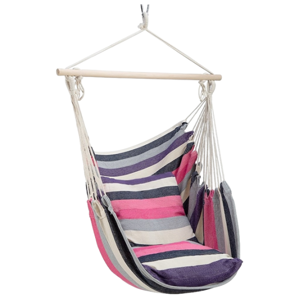 Стул-гамак Nils Camp Brazilian NC3107 100 кг/ Хлопок/ Pink photo 1 Стул-гамак Nils Camp Brazilian NC3107 100 кг/ Хлопок/ Pink photo 1