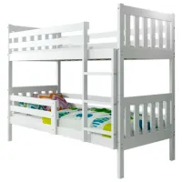 Pat pentru copii BMS Group Carino 80 x 190 cm/ Masiv/ White