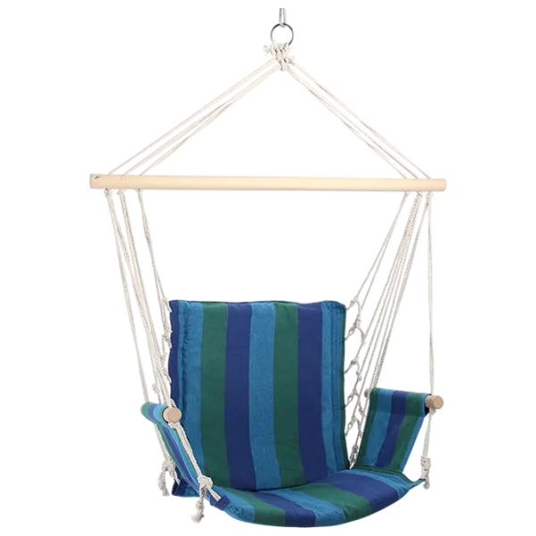 Scaun-hamac Nils Camp Brazilian NC3102 120 kg/ Bumbac/ Blue photo 1