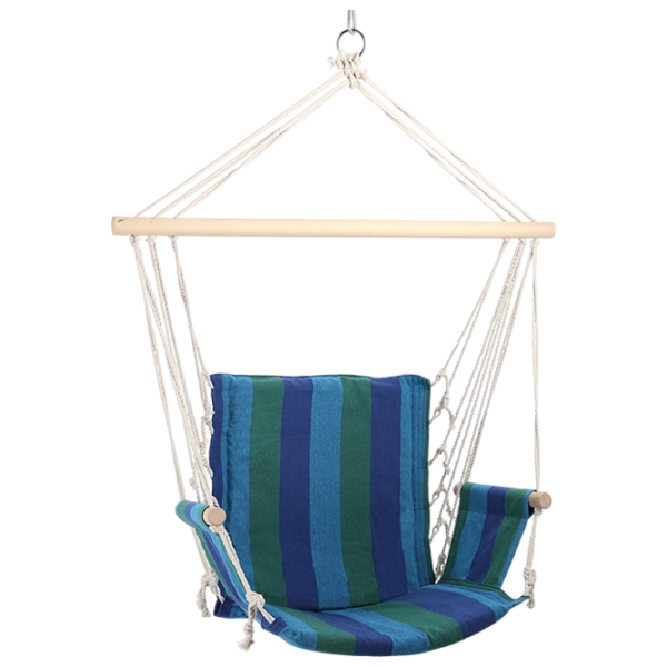 Scaun-hamac Nils Camp Brazilian NC3102 120 kg/ Bumbac/ Blue photo 1