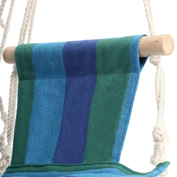 Scaun-hamac Nils Camp Brazilian NC3102 120 kg/ Bumbac/ Blue photo 6