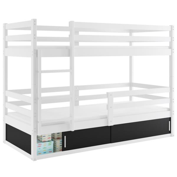 Pat pentru copii BMS Group Bingo 80 x 190 cm/ Masiv/ White photo 2