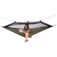 Hamac Nils Camp NC3116 5907695508857 180 kg / Nylon / Green photo 3