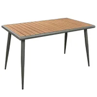 Садовый стол DecoPrim TER-F06 Прямоугольный/ Серый Капучино