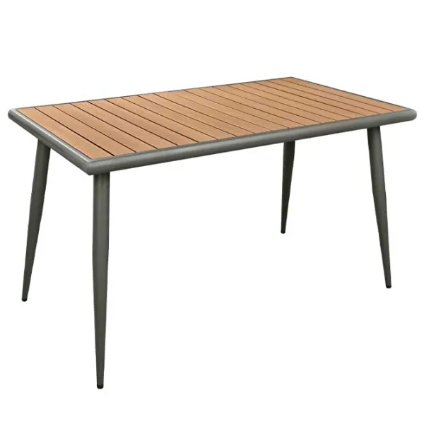 Masă de grădină DecoPrim TER-F06 Dreptunghiular/ Gray Cappucino photo 2