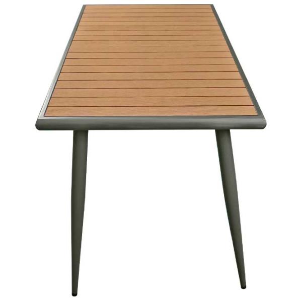Masă de grădină DecoPrim TER-F06 Dreptunghiular/ Gray Cappucino photo 3