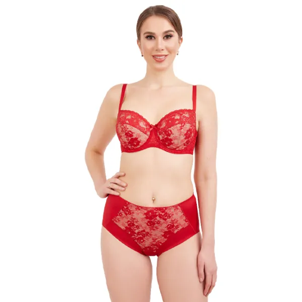 Sutien pentru femei Milavitsa 116180 95C/ Rubin/ Balconette photo 3