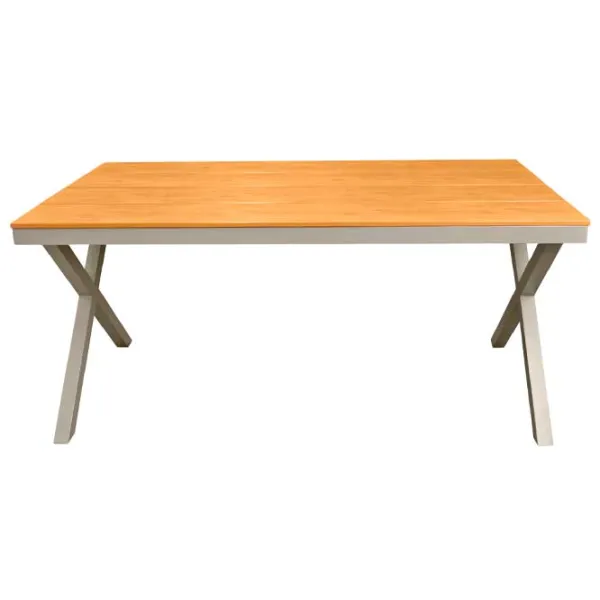 Masă de grădină DecoPrim TER-F10 Dreptunghiular/ Cappuccino Gray photo 2