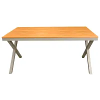 Masă de grădină DecoPrim TER-F10 Dreptunghiular/ Cappuccino Gray photo 2