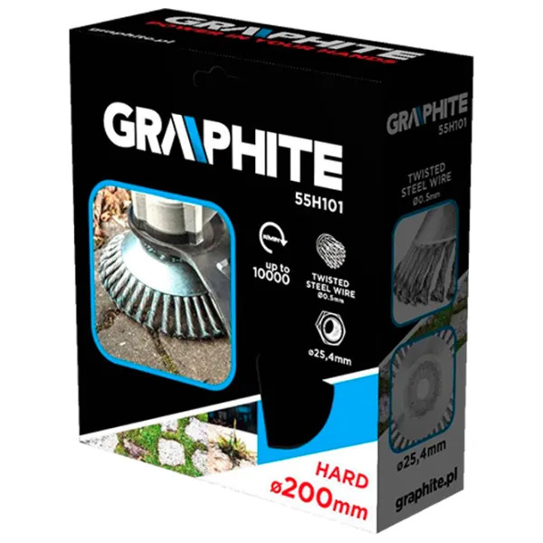 Щётка для триммера Graphite 55H101 Cталь photo 3