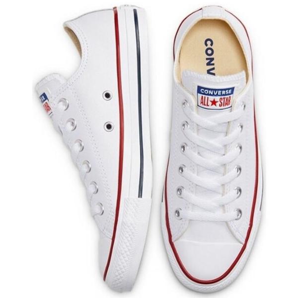 Ghete Unisex Converse Chuck Taylor All Star Leather Casual/ White photo 2 Ghete Unisex Converse Chuck Taylor All Star Leather Casual/ White photo 2