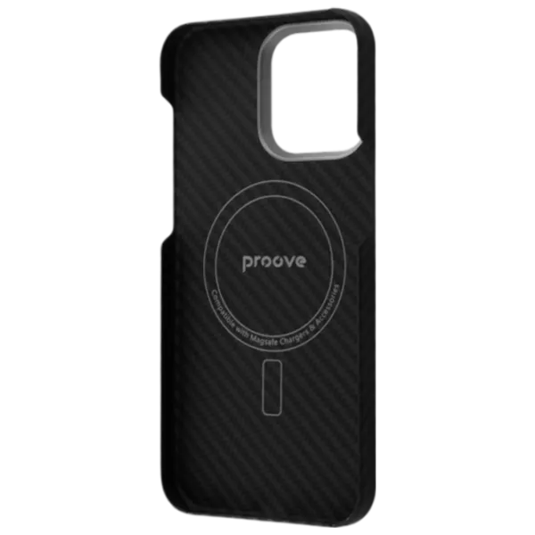 Husă pentru smartphone Apple iPhone 15 Pro Proove/ MagSafe/ ABS/ Carbon Black photo 2 Husă pentru smartphone Apple iPhone 15 Pro Proove/ MagSafe/ ABS/ Carbon Black photo 2