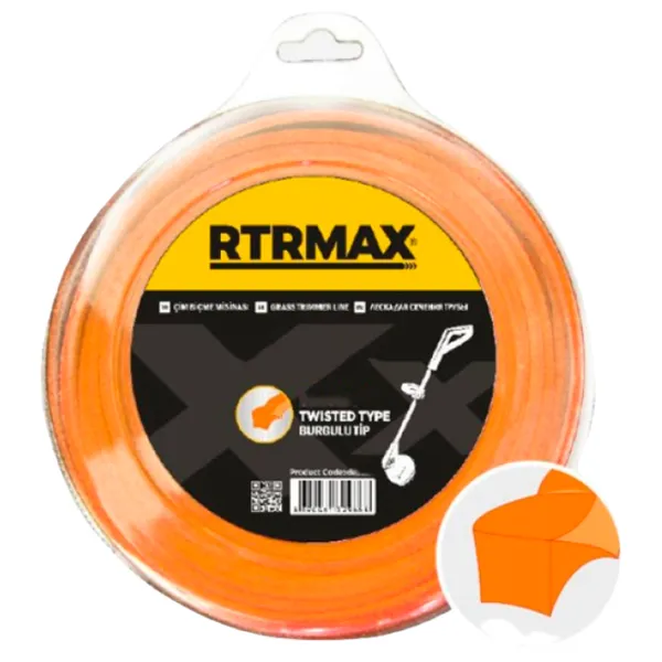 Леска для триммера RTRMAX RTY350 Nailon/ 51 м photo 1