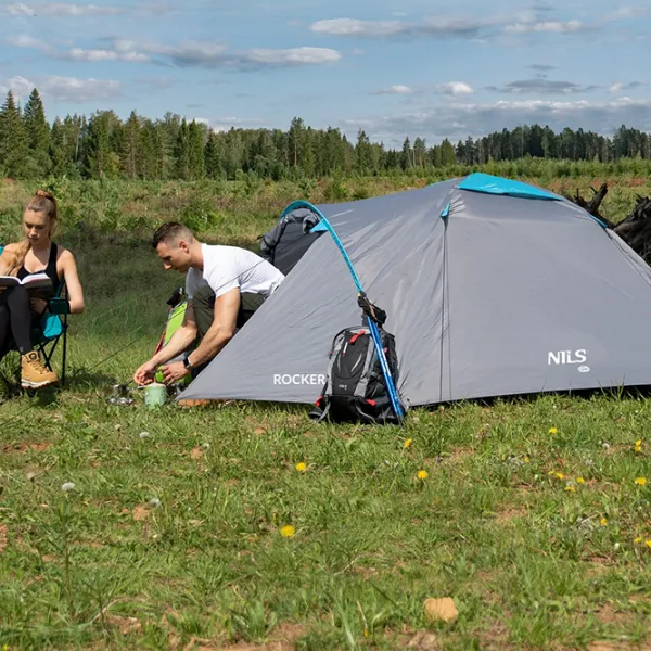 Палатка Nils Camp NC6013 Gray photo 6 Палатка Nils Camp NC6013 Gray photo 6