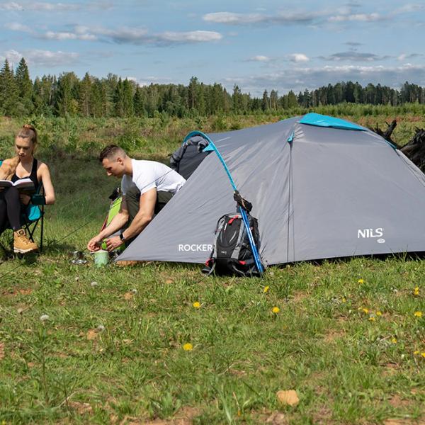 Палатка Nils Camp NC6013 Gray photo 6 Палатка Nils Camp NC6013 Gray photo 6
