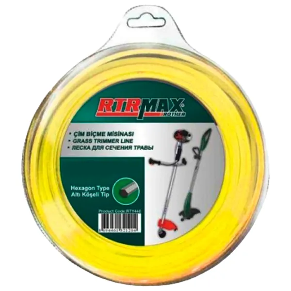 Леска для триммера RTRMAX RTY418 Nailon/ 15 м photo 1
