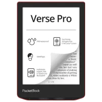Электронная книга Pocketbook 634 Verse PRO 6"/ E-Ink Carta/ 16 ГБ/ Красный