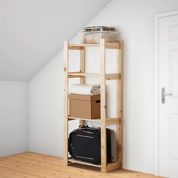 Etajeră Ikea Albert 159 x 64 x 28 cm/ Lemn/ Wood photo 2