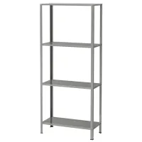 Стеллаж Ikea Hyllis 140 x 60 x 27 см cm/ Металл/ Silver