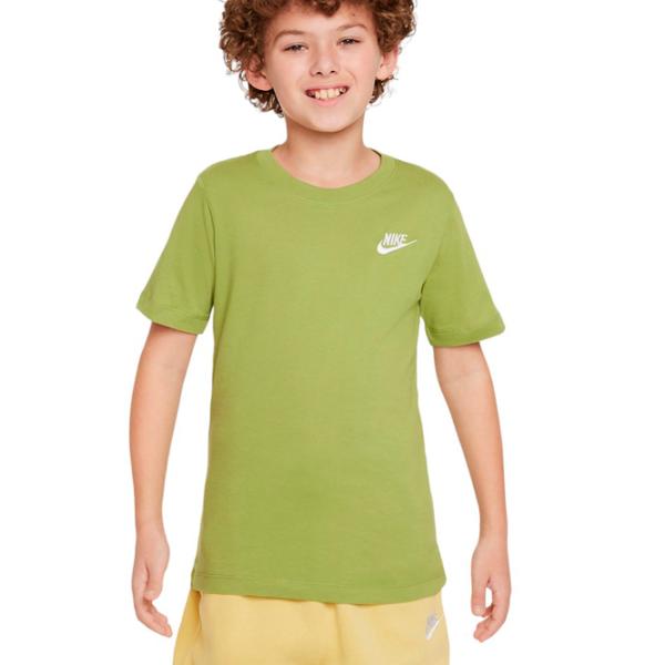 Футболка для мальчиков Nike B Nsw Tee Emb Futura S/ Yellowgreen photo 1