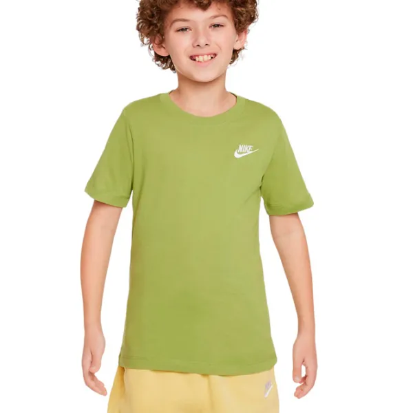 Футболка для мальчиков Nike B Nsw Tee Emb Futura XL/ Yellowgreen photo 1