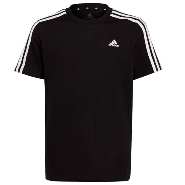 Футболка для мальчиков Adidas Essentials 3-Stripes 128/ Black photo 1