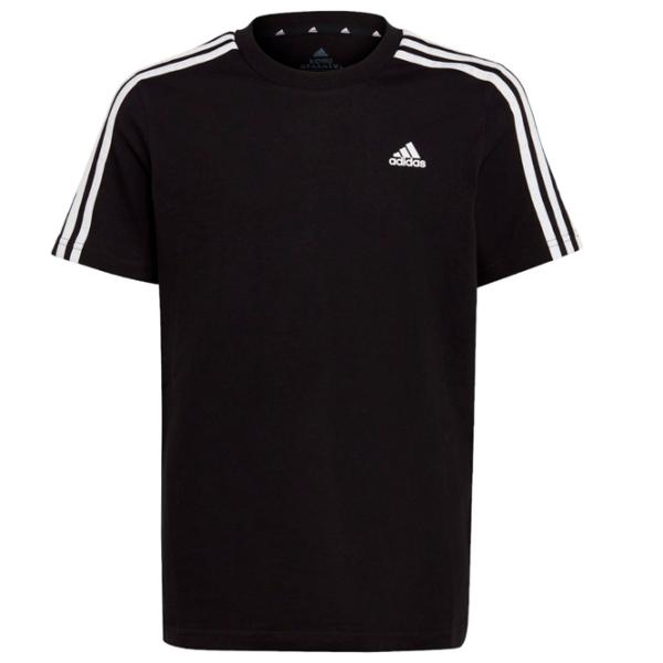 Футболка для мальчиков Adidas Essentials 3-Stripes 152/ Black photo 1 Футболка для мальчиков Adidas Essentials 3-Stripes 152/ Black photo 1