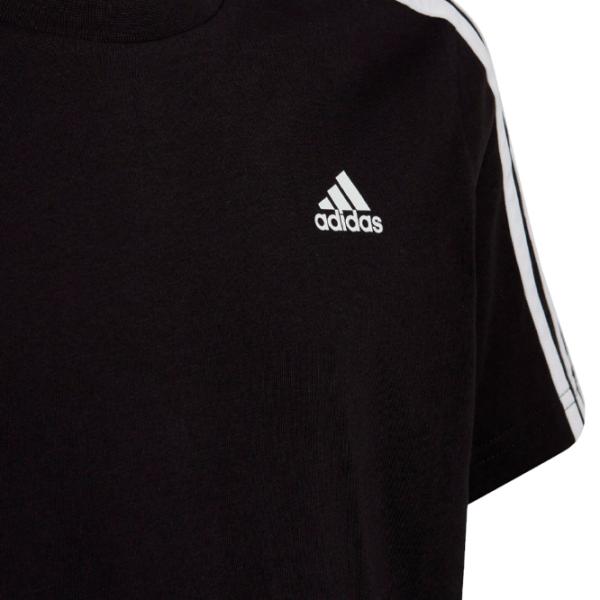 Футболка для мальчиков Adidas Essentials 3-Stripes 152/ Black photo 3 Футболка для мальчиков Adidas Essentials 3-Stripes 152/ Black photo 3