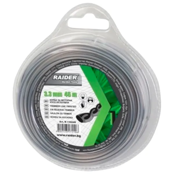 Леска для триммера Raider 110249 Nailon/ 46 м photo 1