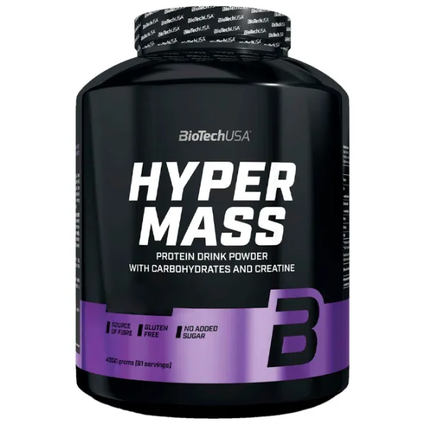 Gainer BioTechUSA Hyper Mass (5999076224548) 4000 g photo 1 Gainer BioTechUSA Hyper Mass (5999076224548) 4000 g photo 1