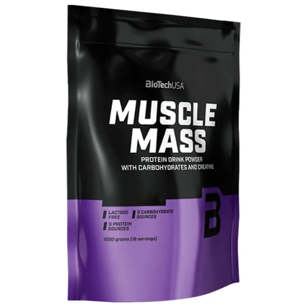 Gainer BioTechUSA Muscle Mass (5999076223251) 1000 g photo 1 Gainer BioTechUSA Muscle Mass (5999076223251) 1000 g photo 1