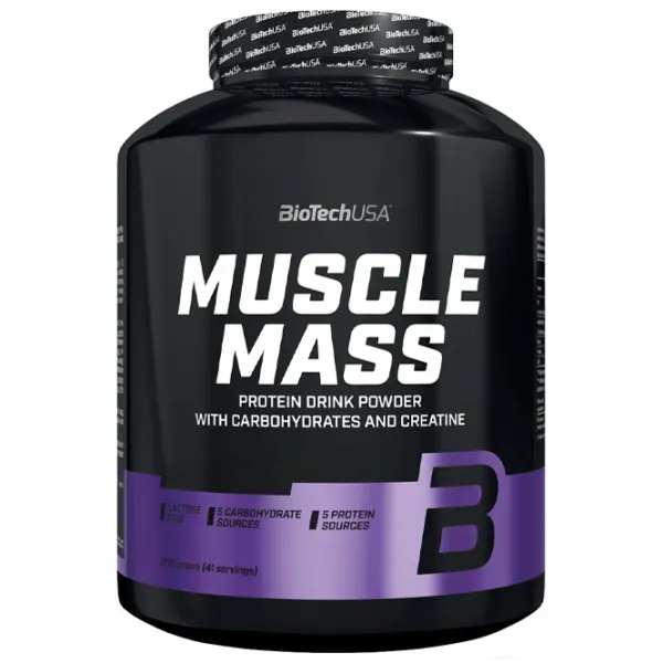 Gainer BioTechUSA Muscle Mass (5999076223220) 2270 g photo 1 Gainer BioTechUSA Muscle Mass (5999076223220) 2270 g photo 1