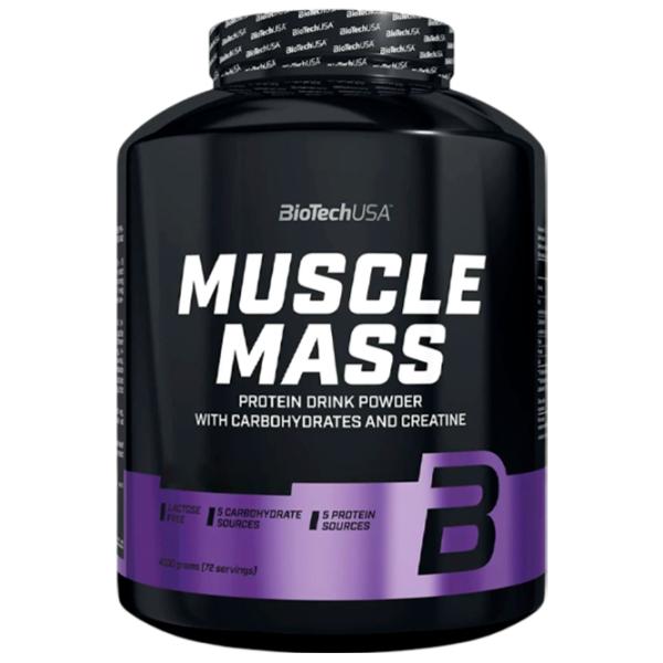 Gainer BioTechUSA Muscle Mass (5999076223190) 4000 g photo 1 Gainer BioTechUSA Muscle Mass (5999076223190) 4000 g photo 1
