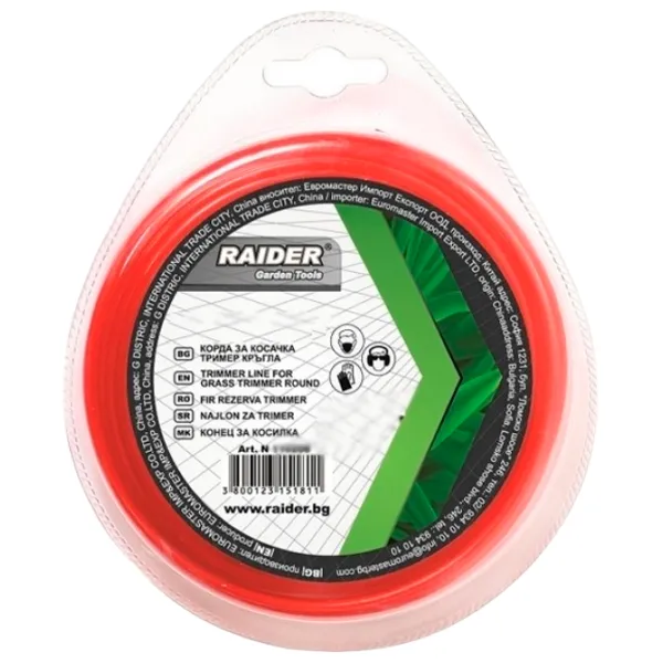 Леска для триммера Raider 110285 Nailon/ 6 м photo 1