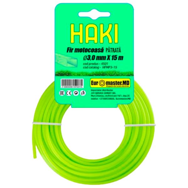 Fir pentru trimmer Haki HFMP3-15 Nailon/ 15 m photo 1 Fir pentru trimmer Haki HFMP3-15 Nailon/ 15 m photo 1
