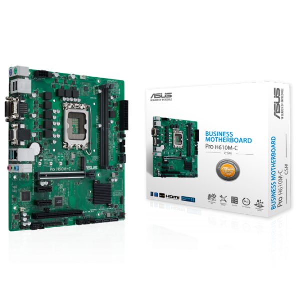 Placă de bază Asus PRO H610M-C-CSM micro ATX/ Intel H610M photo 5