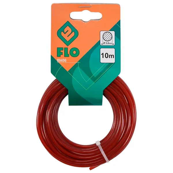 Леска для триммера Flo FLO89406 Nailon/ 10 м photo 1