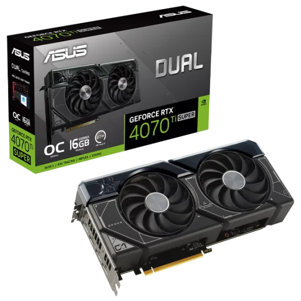 Placă video Asus GeForce RTX 4070 Ti Super OC Edition PCI Express 4.0 / 16 GB photo 6 Placă video Asus GeForce RTX 4070 Ti Super OC Edition PCI Express 4.0 / 16 GB photo 6