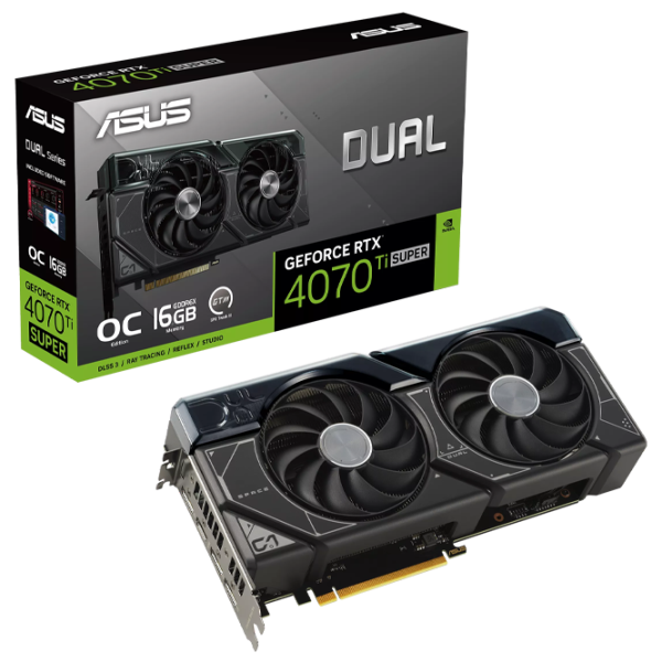 Placă video Asus GeForce RTX 4070 Ti Super OC Edition PCI Express 4.0 / 16 GB photo 6 Placă video Asus GeForce RTX 4070 Ti Super OC Edition PCI Express 4.0 / 16 GB photo 6
